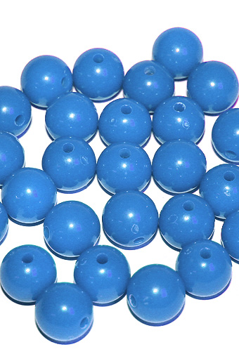 Бусины 114/50 шарики голубые