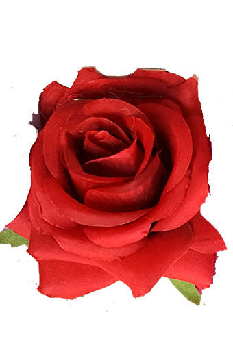 Цветок декор. 017/20 красная роза