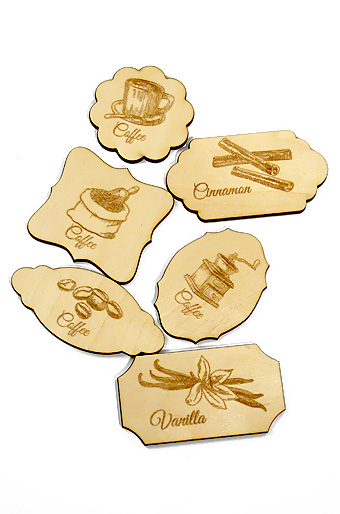 Декор деревянный 35/501 резной- табличка чай кофе сладости с гравировкой / ПОД ЗАКАЗ