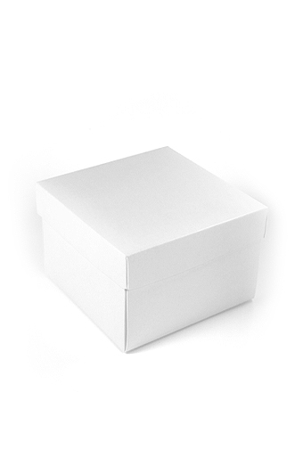 Коробка белая 123/00 квадрат / ПОД ЗАКАЗ
