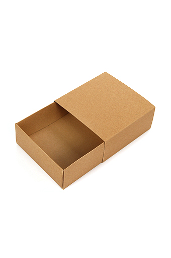 Коробка крафт эко 124/93 спич. коробок квадрат