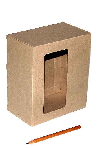 Коробка микрогофра 009/93 прямоугольник с окном