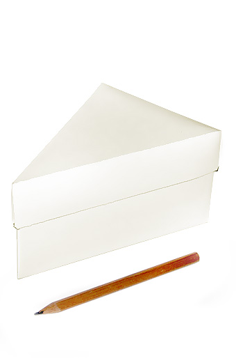 Коробка прайм 102/00 тортик крышка+дно- белый шоколад