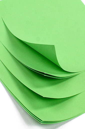 Бумага цветная 12/345 A4 80г 500лист/уп- интенсив зеленый